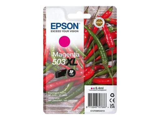 TINTA EPSON 503XL C13T09R34010 Magenta Peperoncino x WF-2960 XP-5200