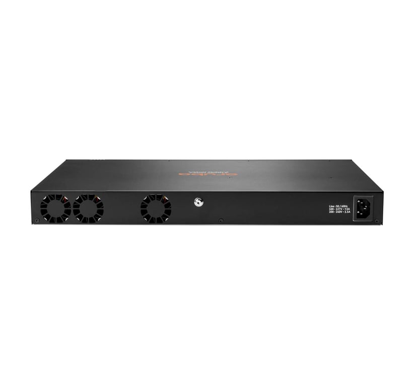 HPE Aruba Networking Aruba 24G Class4 PoE 4SFP+ Géré L3 Gigabit Ethernet 101001000 Connexion Ethernet supportant 'alimentation via ce port PoE 1U Neuf - vue 2