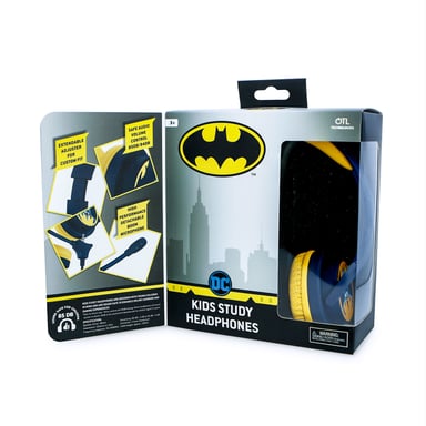 OTL Technologies Batman Blue Kids Interactive Casque Avec fil Arceau Gaming Noir, Bleu