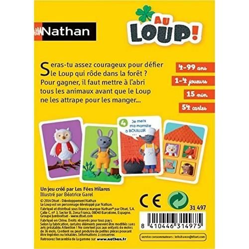 Jeu de cartes : Au Loup ! Dujardin Nathan - vue 6