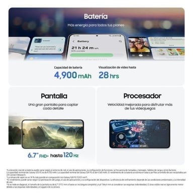 Samsung Galaxy S25 FE 5G 17 cm (6.7'') SIM doble USB Tipo C 8 GB 256 GB 4900 mAh Marina