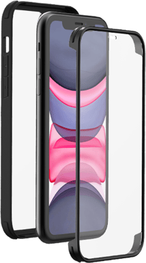 Custodia 360° iPhone 11 Protezione completa Nero Bigben