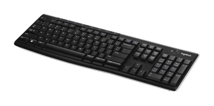 LOGITECH - Teclado inalámbrico K270 - Azerty - PC / Mac - Negro