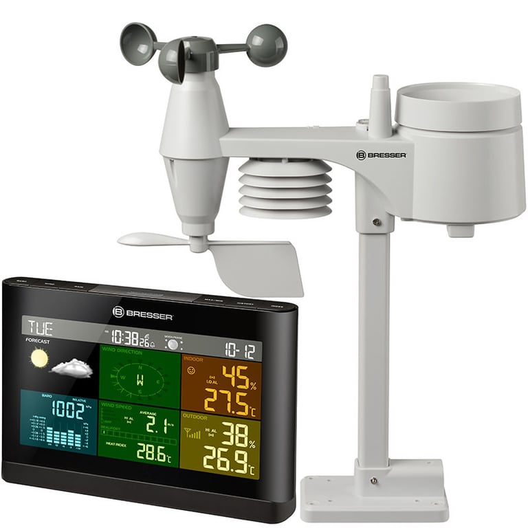 BRESSER Centrale météo Confort 5 en 1 Couleur 7002551 Neuf