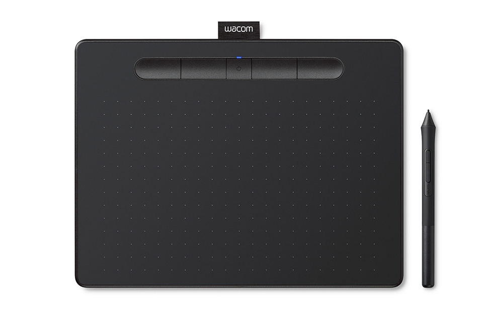 Wacom Intuos S tablette graphique Noir 2540 lpi 152 x 95 mm USB/Bluetooth - Neuf