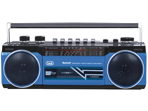 Trevi RR 501 BT Personnel Analogique Noir, Bleu