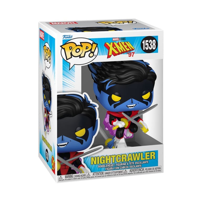 Figurine Funko Pop Marvel X Men '97 Nightcrawler - vue 2