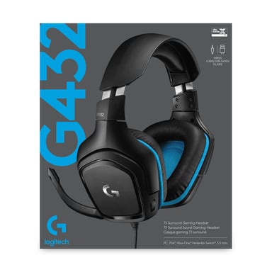 Cuffie da gioco cablate Logitech G G432 con suono surround 7.1