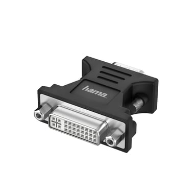 Hama 00200341 Cavo VGA (D-Sub) DVI-I con cambio di genere nero