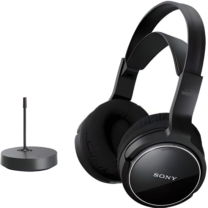 SONY - CasqueTV MDR-RF811 sans fil - 100m de portée - Autonomie jusqu'a 13h - Bandeau auto