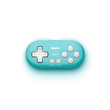 8Bitdo Zero 2 Turquoise Bluetooth Manette de jeu Numérique Android, MAC, Nintendo Switch, Nintendo Switch Lite, PC