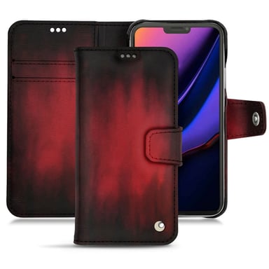 Housse cuir Apple iPhone 11 Pro -  - Rouge - Cuir patine