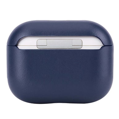 Coque pour AirPods Pro 3 en Cuir Ultra Élégant Série Aircase Bleu