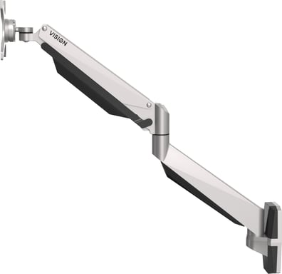Vision VFM-WA1X1B supporto da tavolo per Tv a schermo piatto 68,6 cm [27] Nero Parete (Monitor Mount / Stand 68.6 Cm - [27] Black Wall - Warranty: 12M)