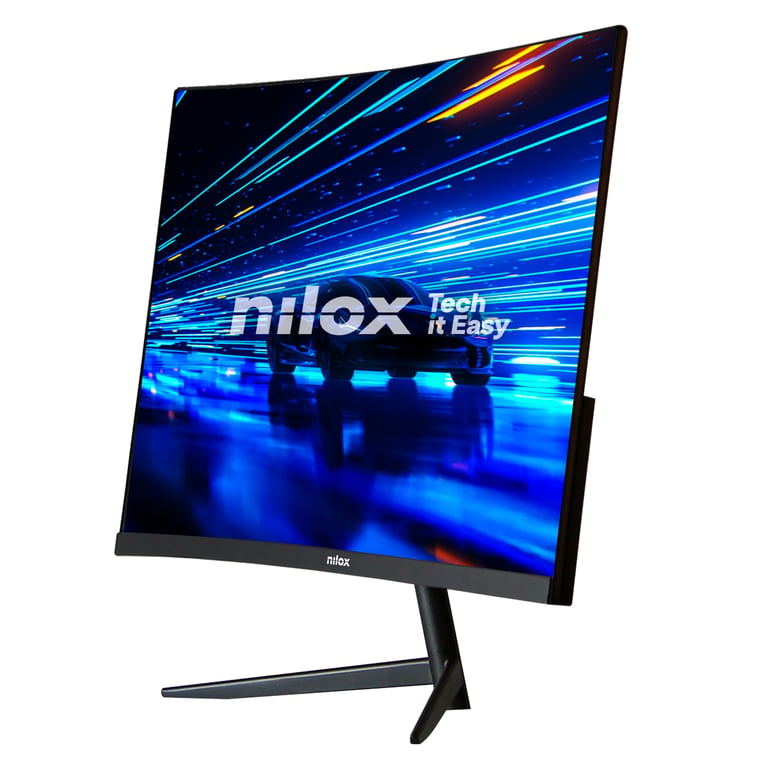 Écran Nilox NXM24CRV2001 24 Full HD VA 200Hz 1ms HDMI DisplayPort VESA 75x75 Neuf - vue 3