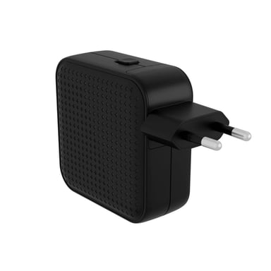 HYPER HJ1003BKWWGL cargador de dispositivo móvil Portátil, Smartphone, Tableta Negro Corriente alterna Carga rápida Interior