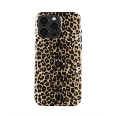 Burga Funda para iPhone 15 Pro MagSafe Tough A prueba de golpes Player Modelo Léopard