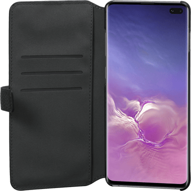 Custodia per Samsung Galaxy S10 Plus G975 Folio Sellier con pulsante laccato