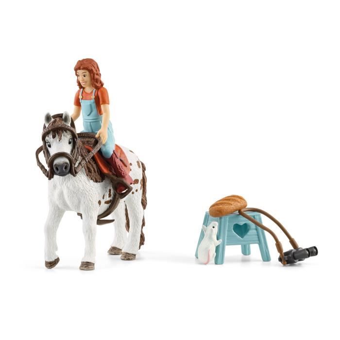 Figurine Cavaliere Mia et Spotty - Horse Club - schleich 42518  HORSE CLUB - Neuf