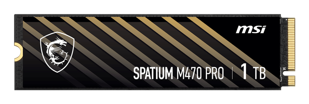 MSI Spatium M470 PRO PCIe 4.0 NVMe .2 1TB disque SSD PCI Express 4.0 3D NAND Neuf - vue 1