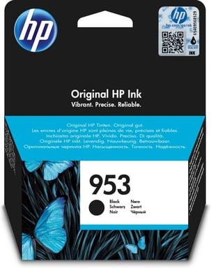 Cartucho de tinta negra original HP 953 Cartucho de tinta para impresoras (negro estándar HP,-40-60 &deg;C OfficeJet Pro 8210 OfficeJet Pro 8218 OfficeJet Pro AiO 8715 8710 OfficeJet Pro AiO 5-35) &deg; C