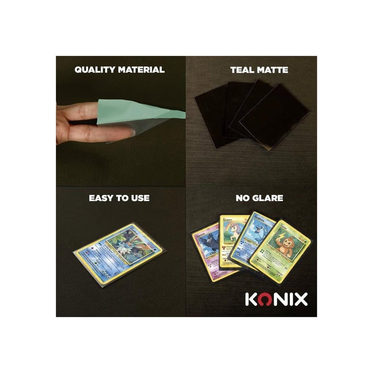 Protège cartes Matte Sleeves Konix 66 x 91 mm 100 pièces Anti reflet Neuf - vue 3