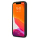 Custodia AMG per iPhone 13 mini 5,4'' Pelle nera stampata a caldo