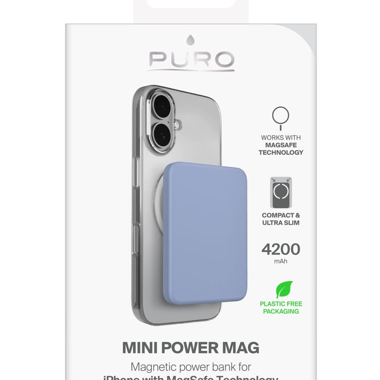 PURO Mini Power Mag Lithium Polymère LiPo 4200 mAh Recharge sans fil Neuf - vue 2