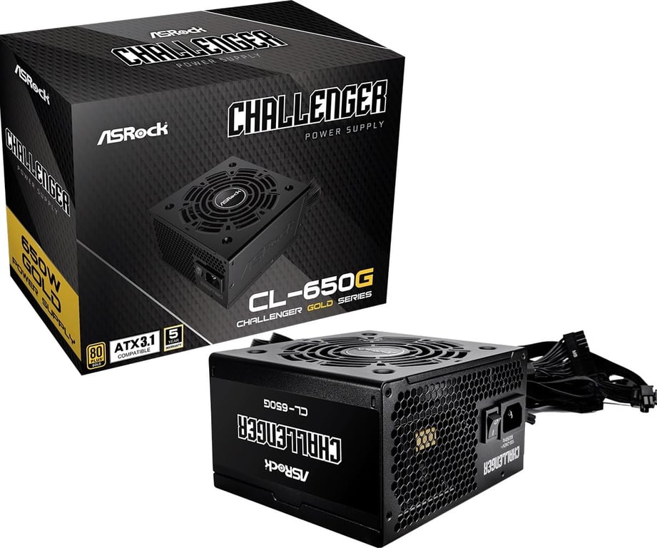 Asrock Fuente de Alimentación Certificación 80 Plus Gold Steel Legend Protección avanzada - vue 2