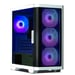Zalman M4 WHITE Unità centrale Mini Tower Nero, Bianco