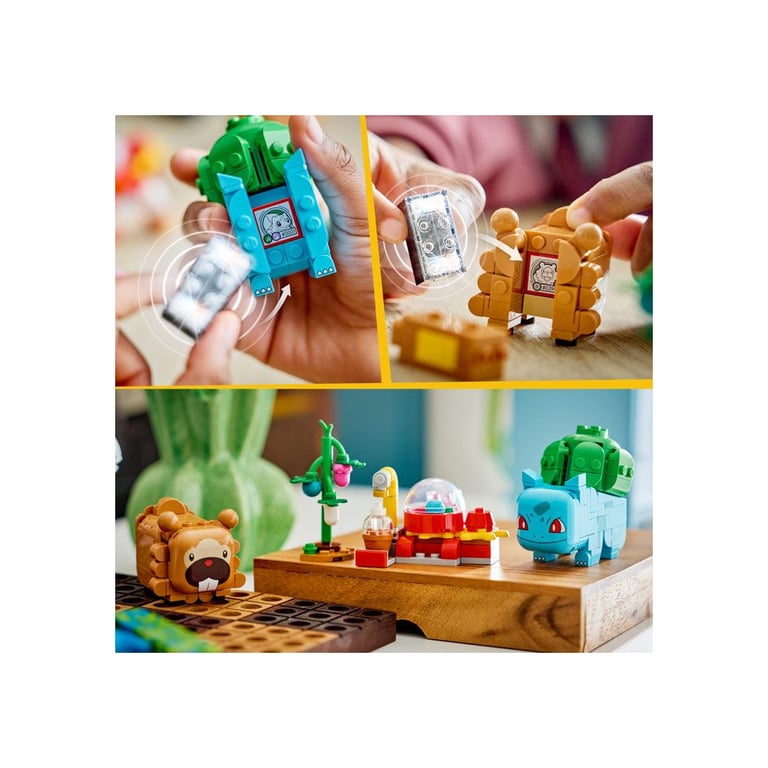 LEGO Pokémon 72155 Set de construction compatible SMART Play™ Bulbizarre et Keunotor Délice de baies Dès - vue 7