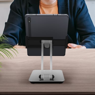 Supporto per smartphone da tavolo Stabile base multiangolare LinQ HD3285 Nero