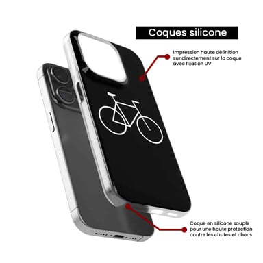 Funda de silicona - Compatible con Google Pixel 8 Pro - diseño bike hipster
