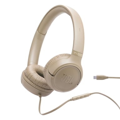 Tune 530C - Casque supra-auriculaire filaire JBL, Beige