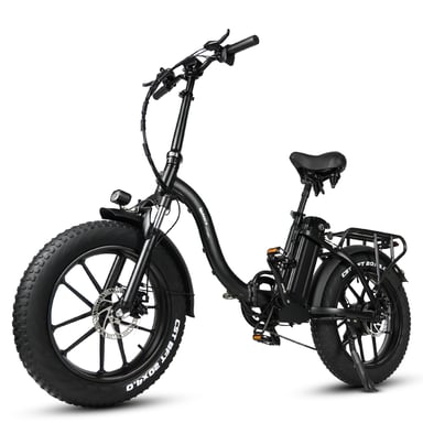 Vélo électrique pliable CMACEWHEEL Y20 20 x 4,0 pouces CST Fat Tires, 750W Vélo électrique à pédale avec batterie 48V 18Ah