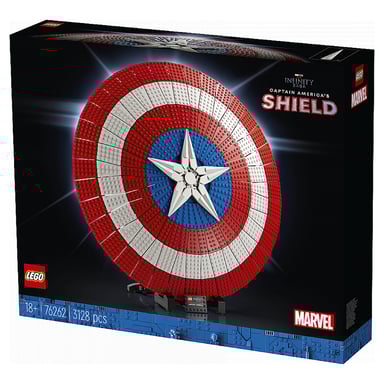 LEGO Marvel 76262 Escudo del Capitán América - Réplica épica para construir