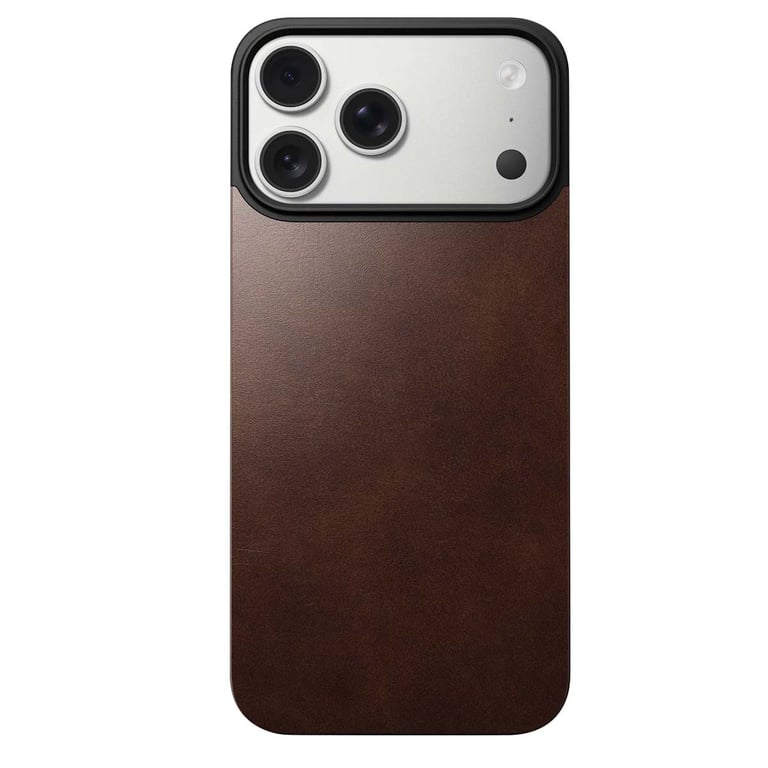 Nomad Funda para iPhone 17 Pro Max MagSafe de Cuero Horween Ultra-Delgada Marrón - Nuevo