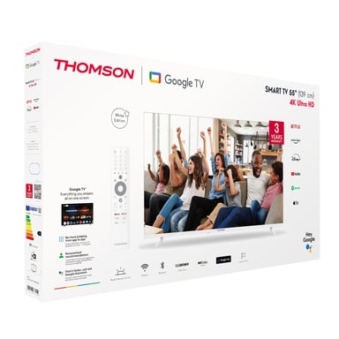 Thomson 55UG4S14W TV 139,7 cm (55'') 4K Ultra HD Smart TV Wifi Blanc