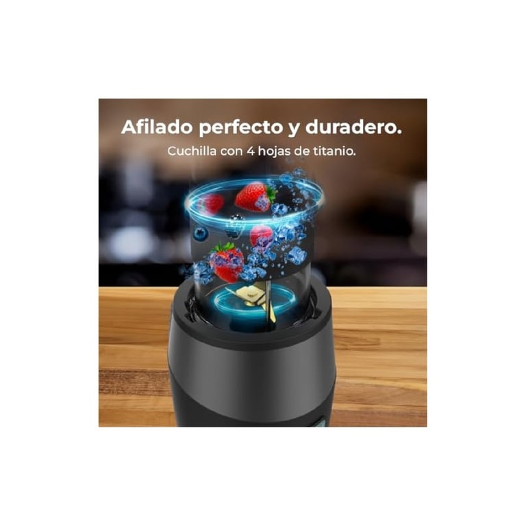 Blender Cecotec Power 900 ProGo 2 Bouteilles Portables 570ml - vue 3