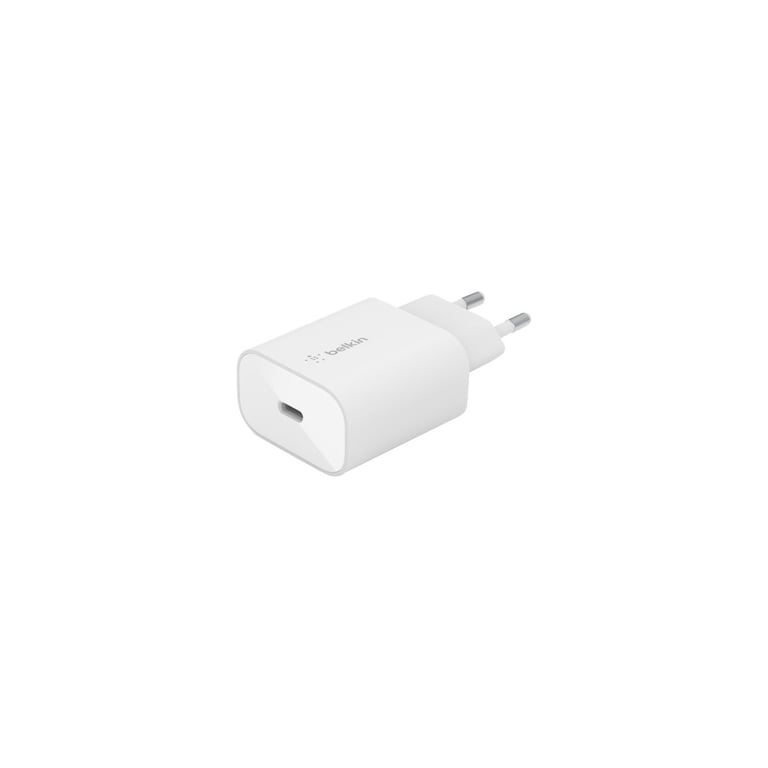 Cargador de red Belkin BoostCharge 25W con PPS (USB-C Power Delivery, carga rápida para iPhone, Samsung, Galaxy Tab, iPad, etc.) - Nuevo