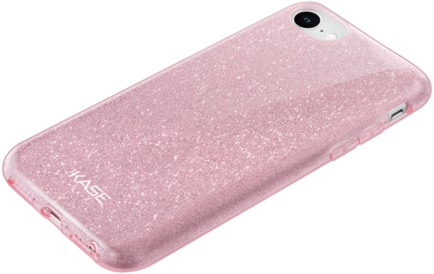 Funda Glitter Slim para Apple iPhone 6/6s/7/8/SE 2020/SE 2022, Oro rosa