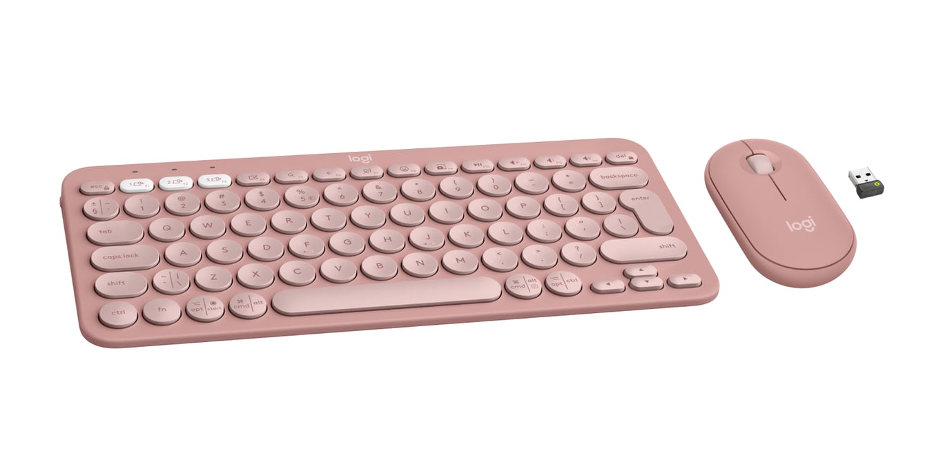 Clavier et LOGITECH Pebble 2 Combo Ultra slim Bluetooth - vue 2