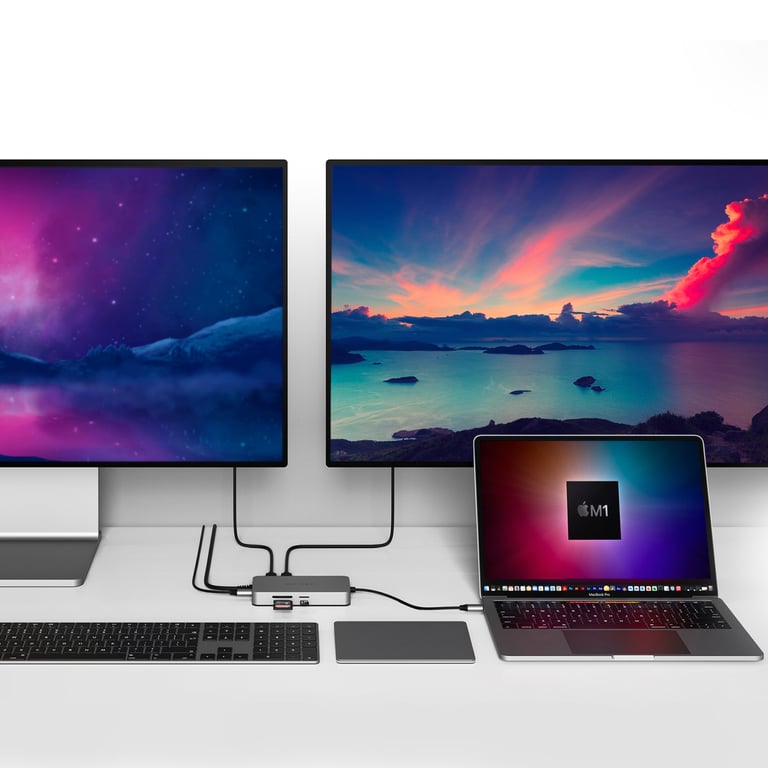 Hub USB Type C 10 en 1 vers 4K HDMI HyperDrive pour MacBook AirPro et PC - vue 2