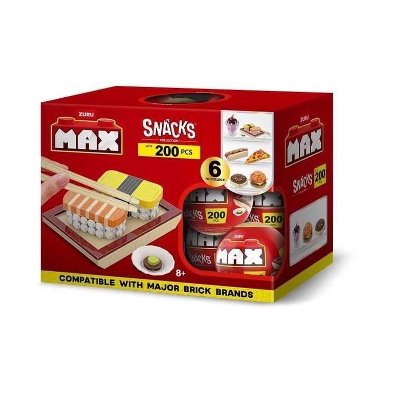 Set de construction ZURU Snack 200 pièces max 6 snacks Burger glace ou sushi - vue 3