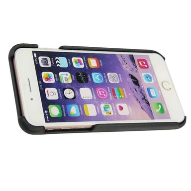 Apple iPhone 7 Plus Funda de piel - Tapa trasera - Negro - Piel lisa