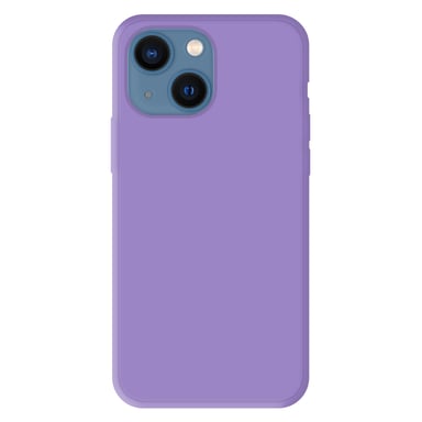 Coque silicone unie Mat Violet compatible Apple iPhone 13 Mini