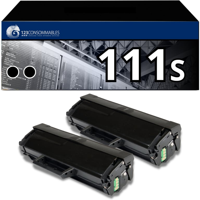 123CONSOMMABLES Pack Toner compatibles avec Samsung M2070W Toner Xpress M2070 M2026W M2070FW M2020 M2026 M2022W M2022 M2070F M2020W MLT D111S D111S Neuf
