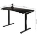 Bureau électrique gaming CGM -Double fonction : Assis ou debout - Réglage avec télécommande- L120xP60xH73-121 cm