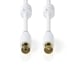 Nedis CSBW40015WT20 cable coaxial Blanco