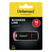 Intenso 16GB USB2.0 unidad flash USB USB tipo A 2.0 Negro, Rojo